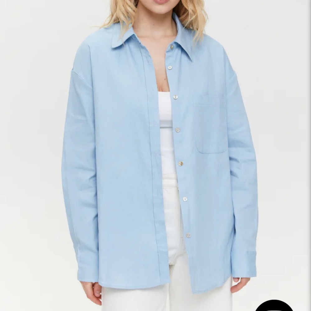 Blue Lightweight Denim Shirt